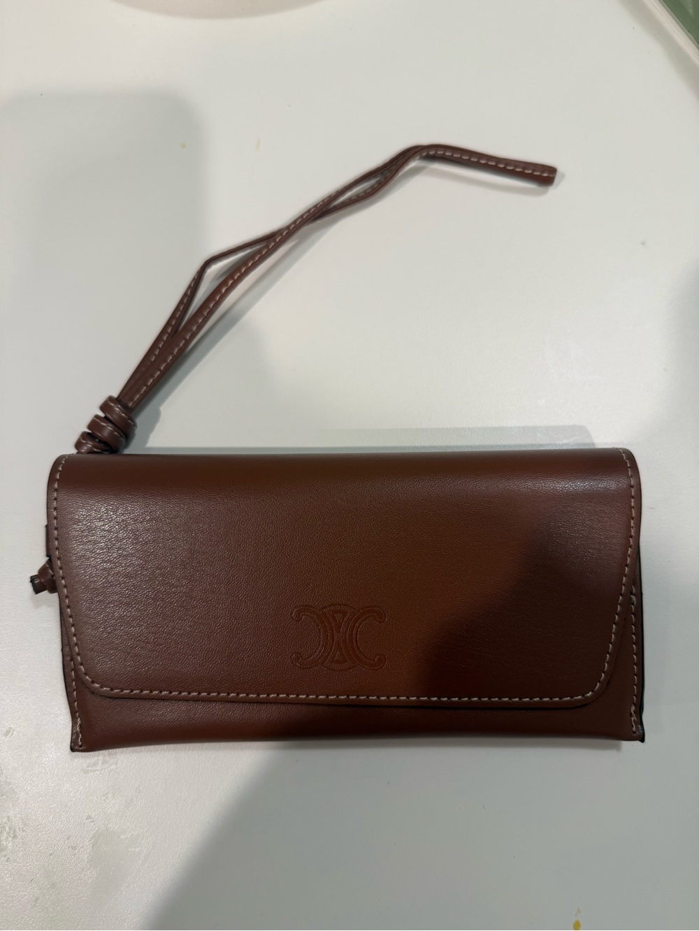 Celine Leather Sunglasses Case Wrislet